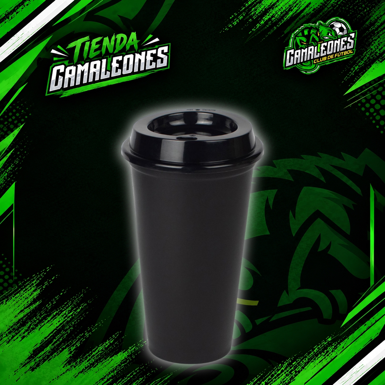 VASO CAFETERO NEGRO
